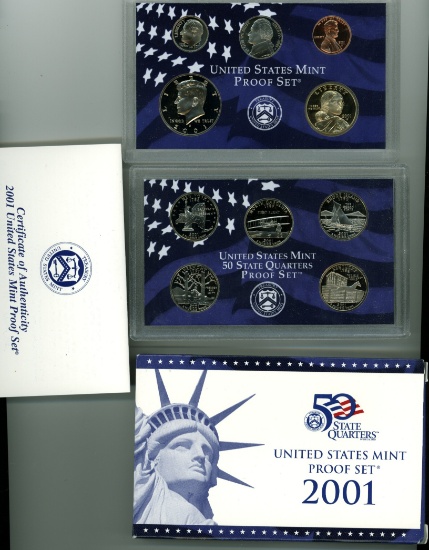 2001-S CLAD PROOF SET