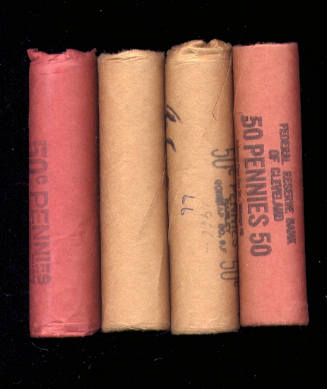1966 ... DDR??? ... 4 OBW Rolls Lincoln Cents