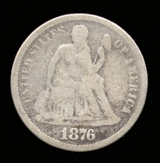 1876 ... Seated Liberty Dime