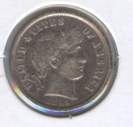 1899 BARBER DIME
