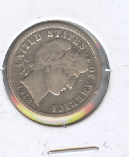 1912-S BARBER DIME