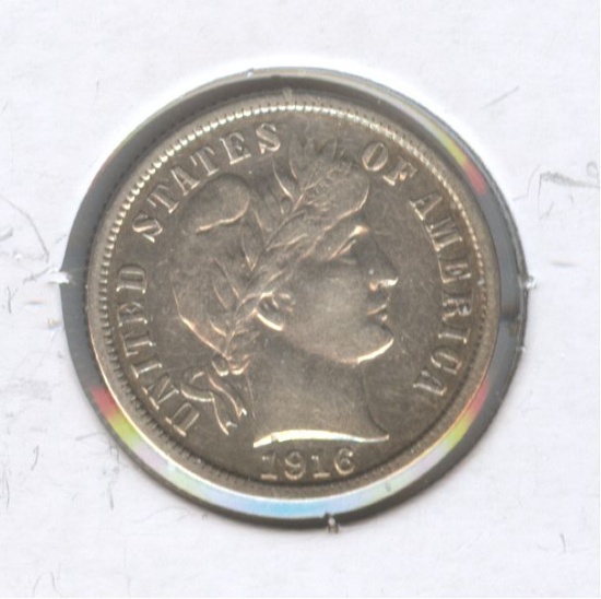 1916-S BARBER DIME