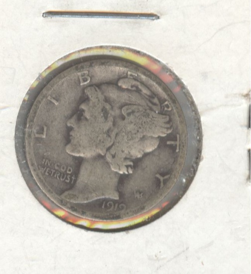 1919-S MERCURY DIME