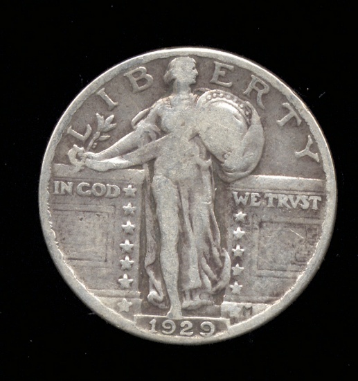 1929 ... Bold Full Date ... Standing Liberty Quarter