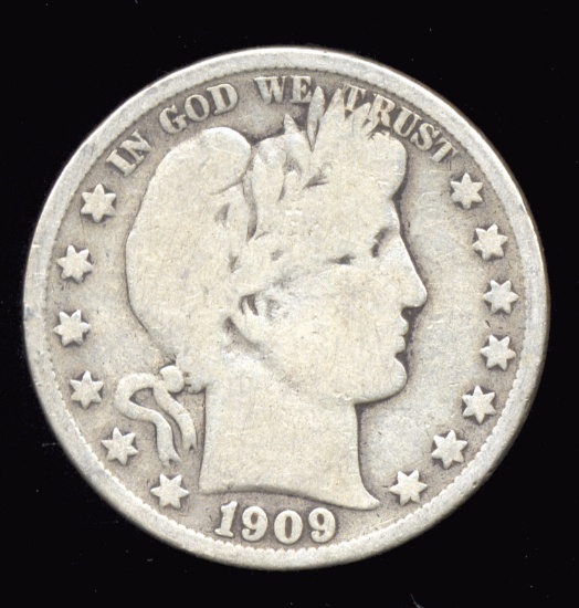 1909-S ... Barber Half Dollar