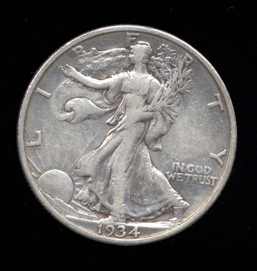 1934-S ... Better Grade ... Walking Liberty Half Dollar