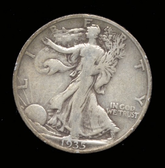 1935-S ... Better Grade ... Walking Liberty Half Dollar