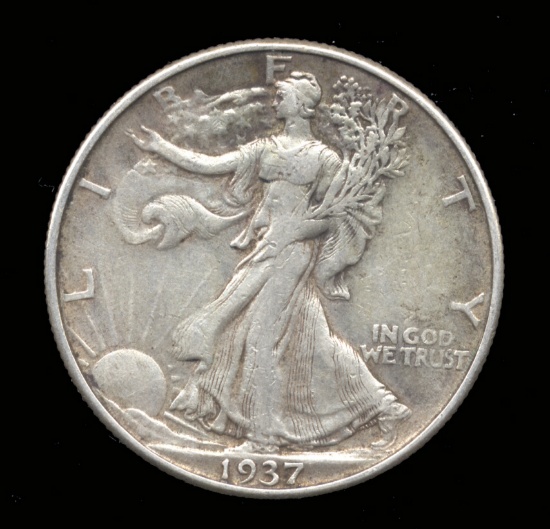 1937-D ... Better Grade ... Walking Liberty Half Dollar