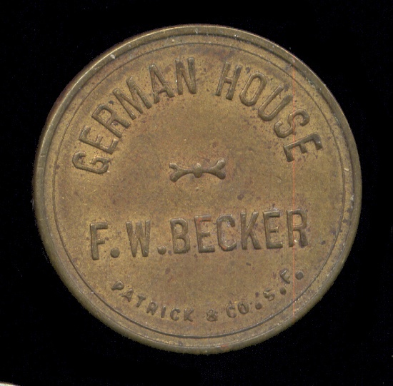 King City, CA ... German House ( hotel in 1906) ... Good for 25 Cents Token