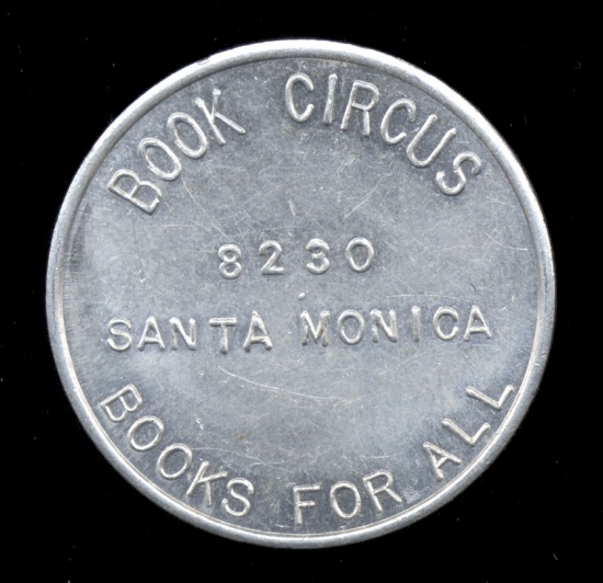 Los Angeles, CA ... Book Circus ... Good for 50 Cents Token