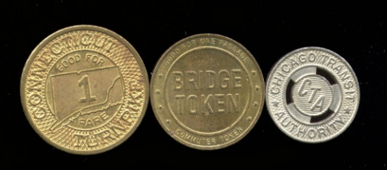 3 Transportation Tokens