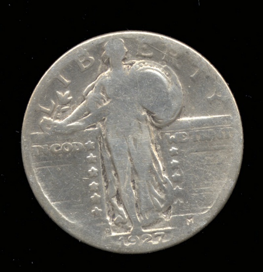 1927-D ... Bold Clear Date ... Standing Liberty Quarter