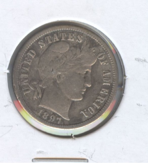 1897-S BARBER DIME