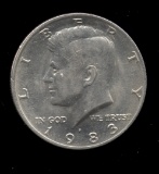 1983 ... Better Date  ...  Kennedy Half Dollar