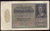 10,000 Marks ... Old German Reichsbank Note