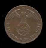 1937-A... 1 Pfennig ... Nazi Old German Coin