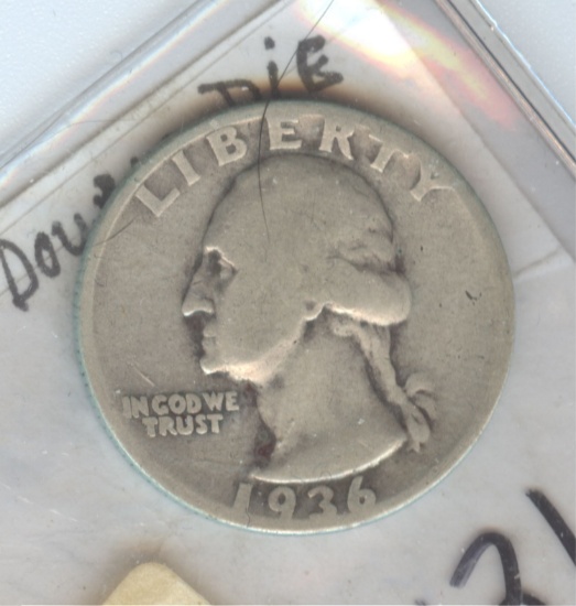 1936 WASHINGTON QUARTER DDO