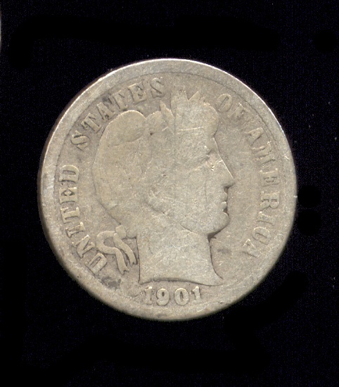 1901-O ... Barber Dime