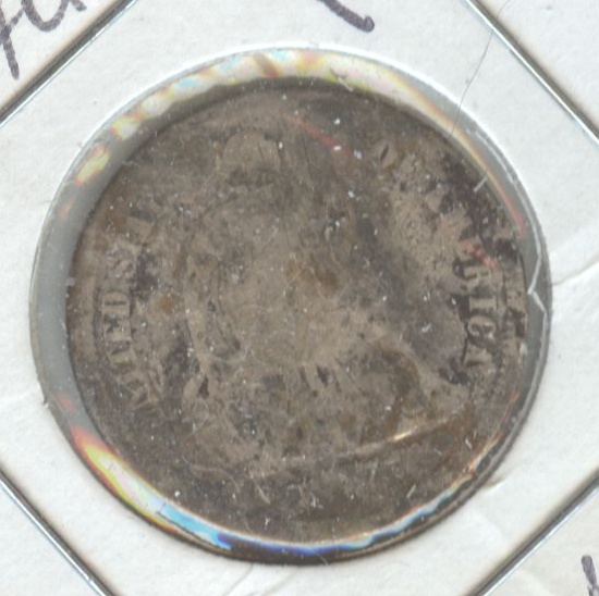 1871 SEATED LIBERTY DIME