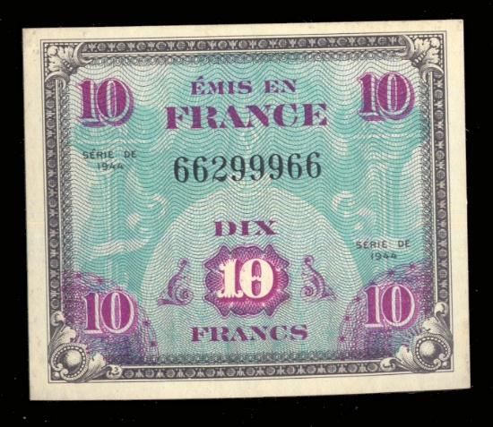 1944 ... 10 Francs ... French Banknote