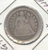 1856 SEATED LIBERTY DIME