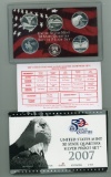 2007-S SILVER QUARTERS PROOF SET