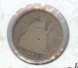 1889 SEATED LIBERTY DIME
