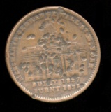 1837 Pre Civil War  ...  Millions for Defense ... Hard Times Token