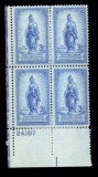 3 Cents Stamps ... Plate Block of 4 ... MNH