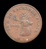 1863 Civil War Era ... Edw'd Schulzes Restraurant ... Store Card