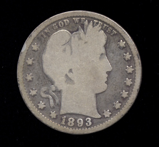 1893 ... Barber Quarter