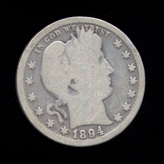 1894 ... Barber Quarter