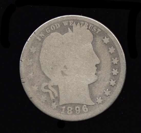 1896 ... Barber Quarter
