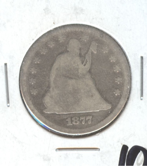 1877 SEATED LIBERTY QUARTER