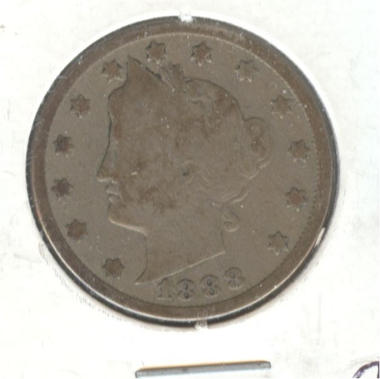 1888 "V" NICKEL