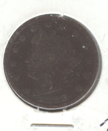 1888 "V" NICKEL