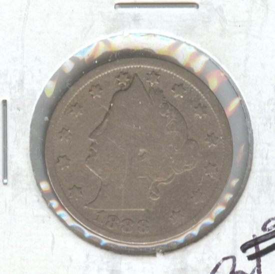 1888 "V" NICKEL