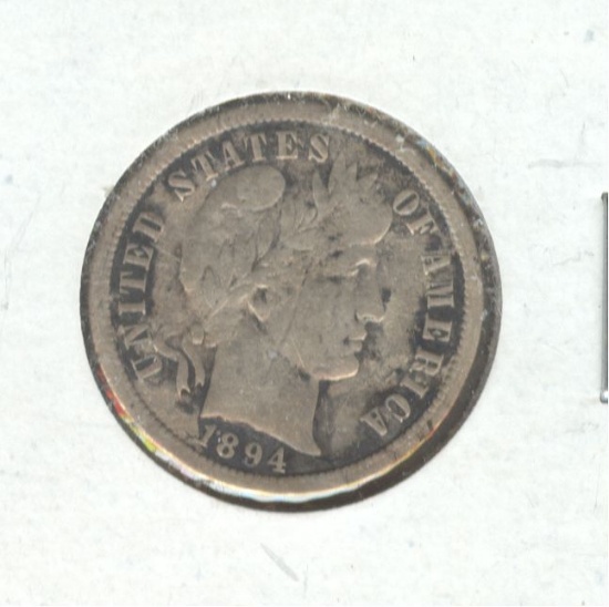 1894-O BARBER DIME