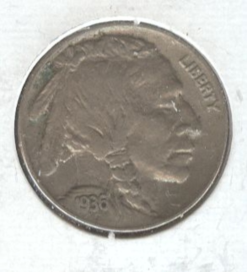 1936 BUFFALO NICKEL