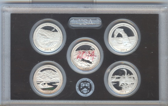 2014 PROOF SILVER QUARTERS