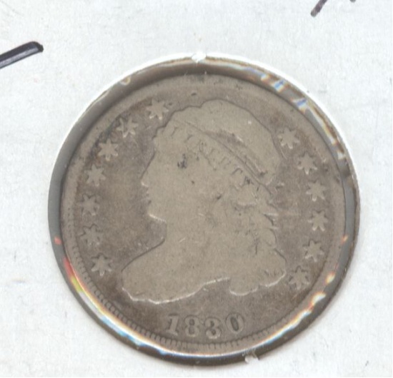 1830 BUST DIME