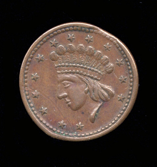 1864 ... Union Forever ... Error ... 51-343 ... Civil War Token