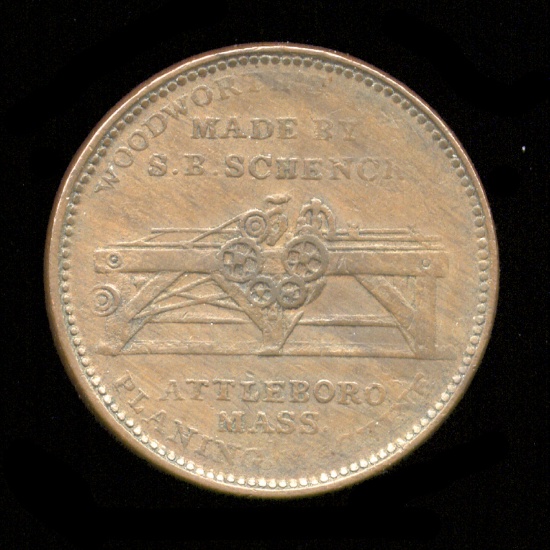 1834 Pre Civil War  ...  Planning Machine ... HT-157 ... Hard Times Token