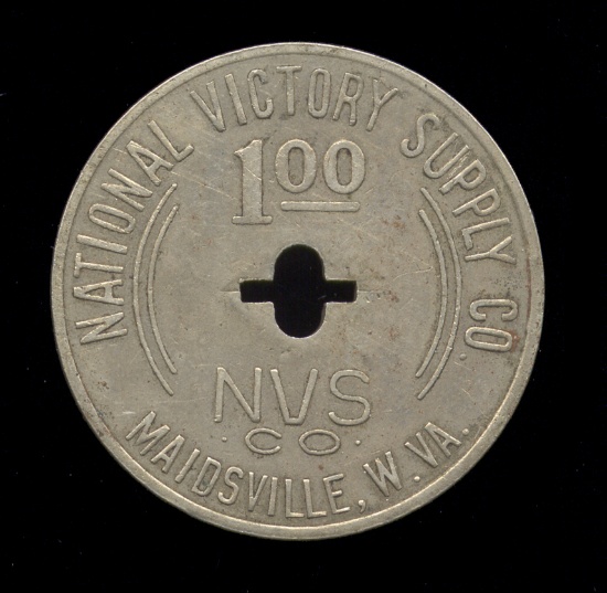 Maidville, West Virginia ... Victory Coal Mining Co ... Good for $1.00 Old Token