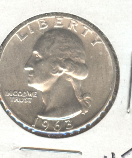 1963-D WASHINGTON QUARTER