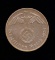 1937-E ... 2 Pfennig ... Old Nazi German Coin
