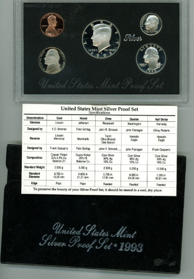 1993 SILVER PROOF SET