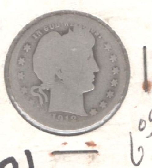 1912 BARBER QUARTER