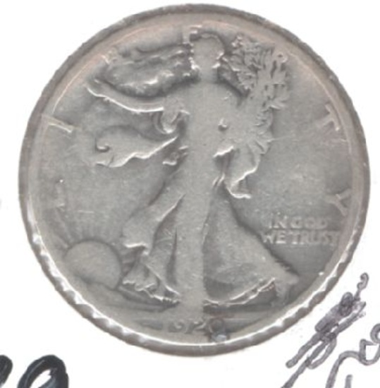 1920-S WALKING LIBERTY HALF
