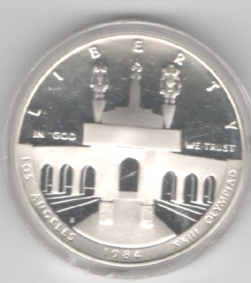 1984-S LA OLYMPIC SILVER DOLLAR